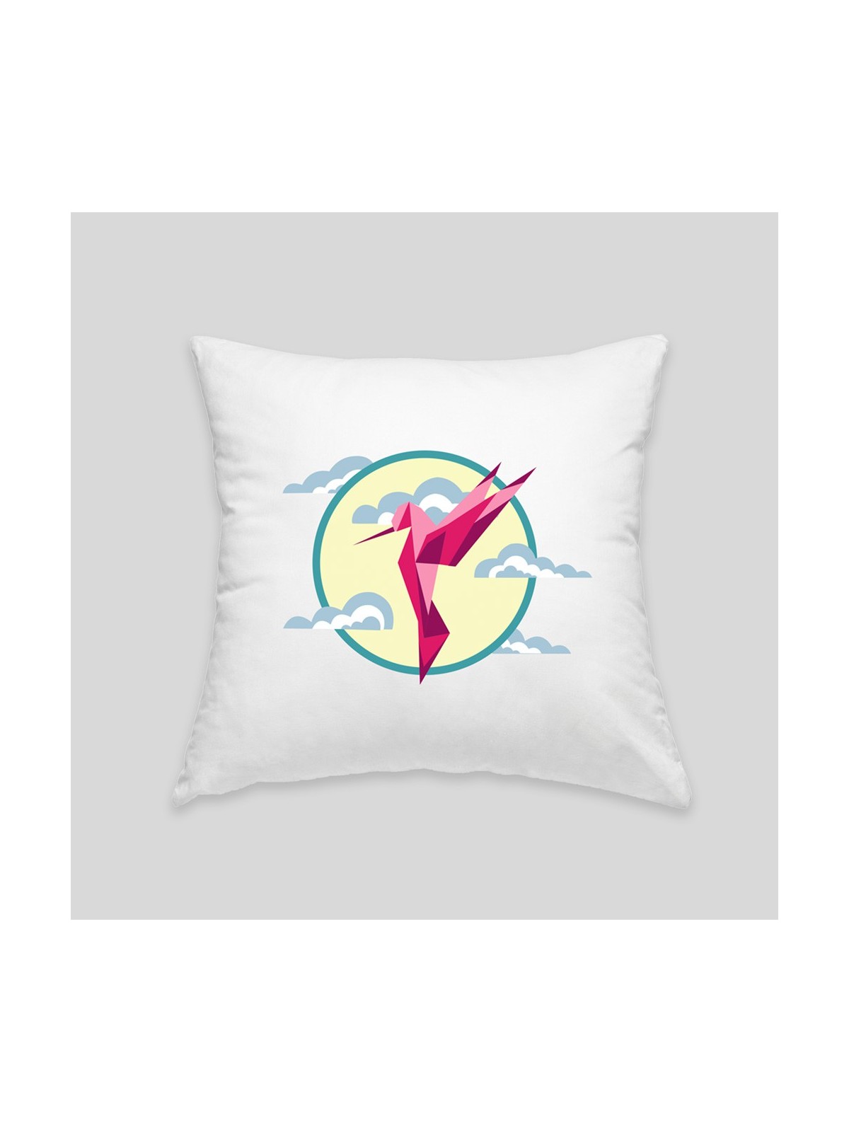 Coussin colibri